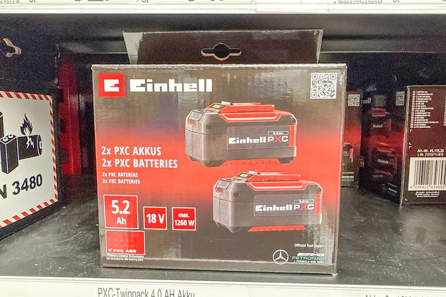 2 Akkus Einhell 5,2 Ah 18 V PXC